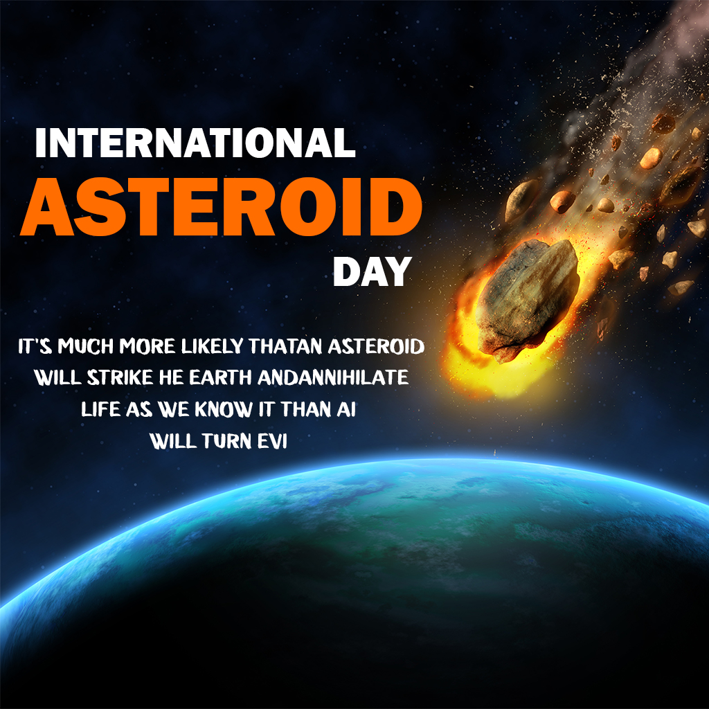 International Asteroid Day poster
