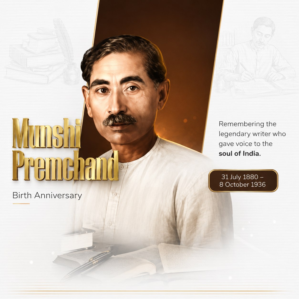 Munshi Premchand Birth Anniversary
