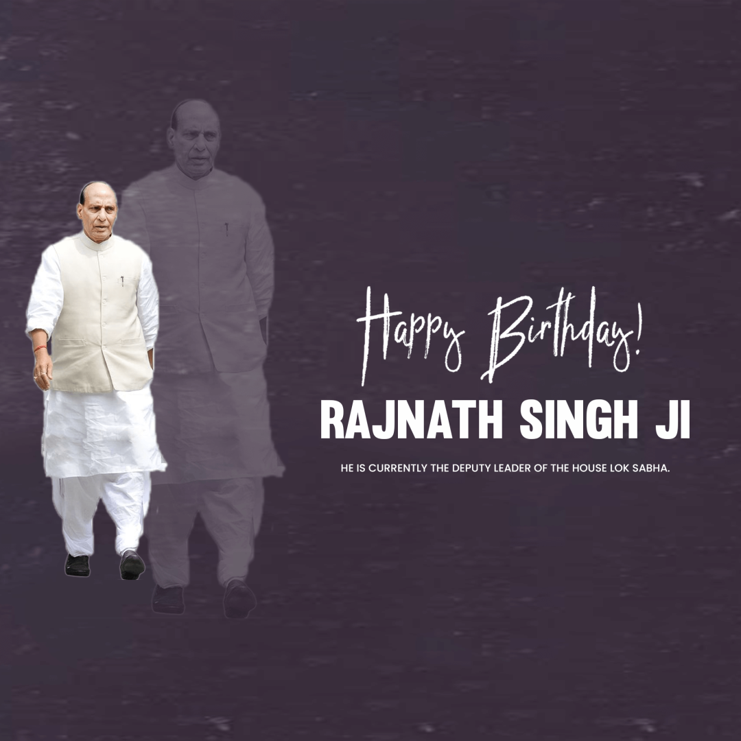 Rajnath Singh Jayanti poster