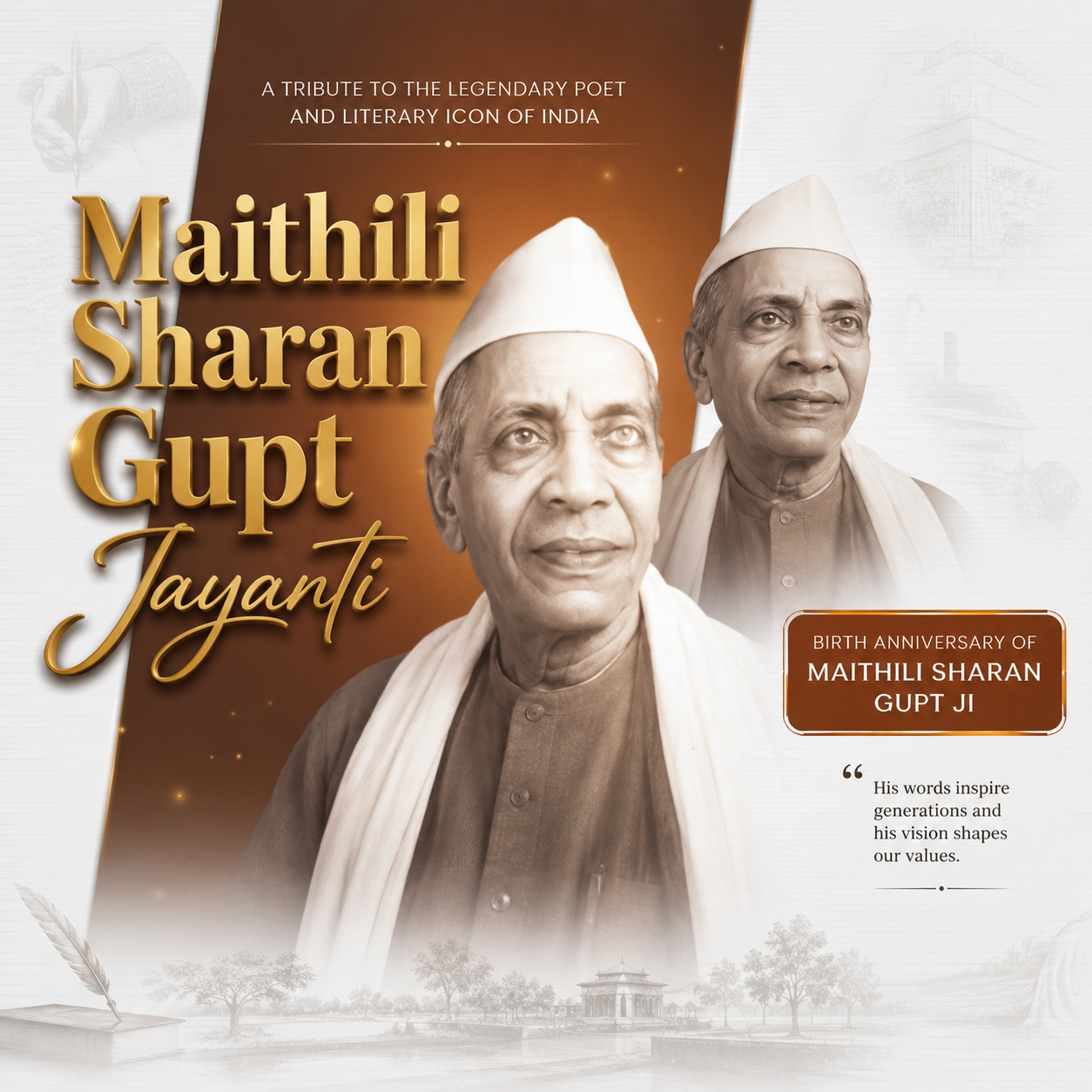 Maithili Sharan Gupt Jayanti