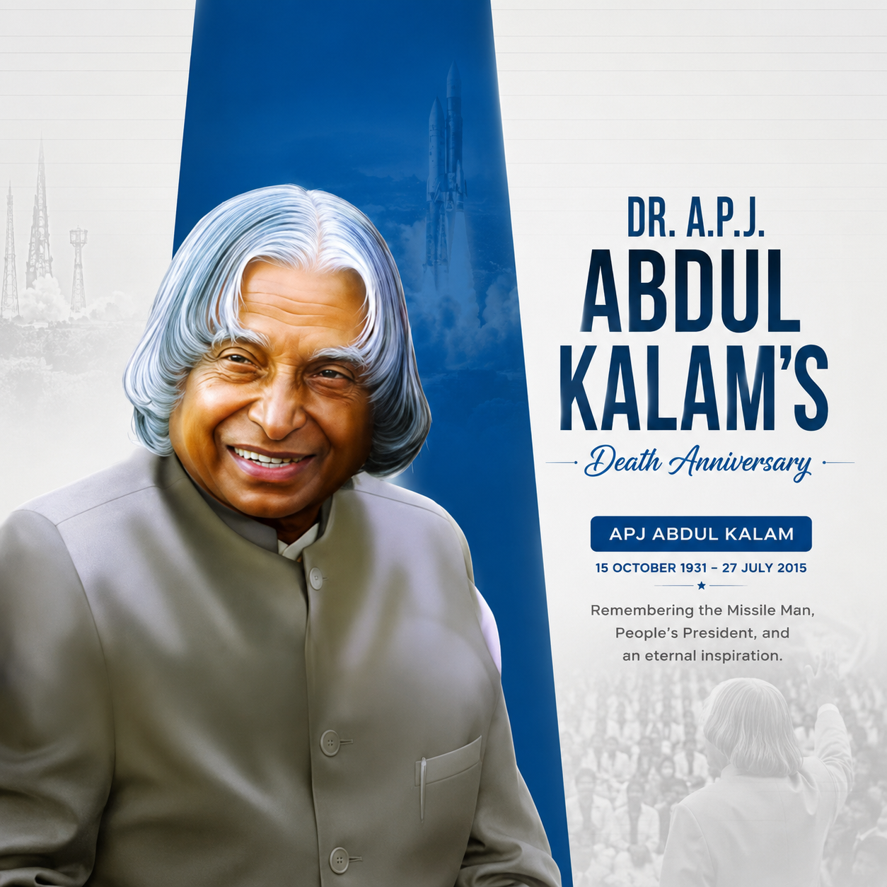 Dr. A.P.J. Abdul Kalam's death anniversary