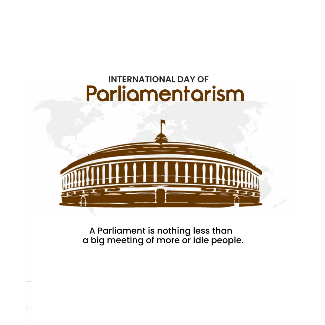 International Day of Parliamentarism poster