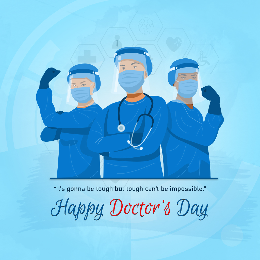 National Doctors' Day poster