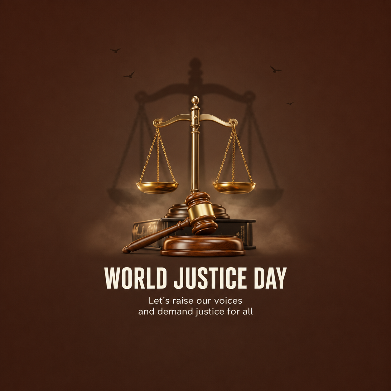World Justice Day poster