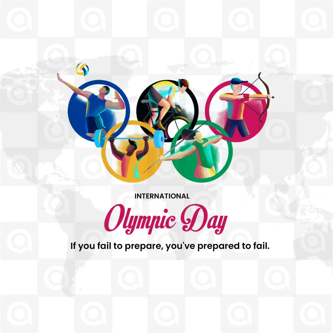 International Olympic Day Poster Template
