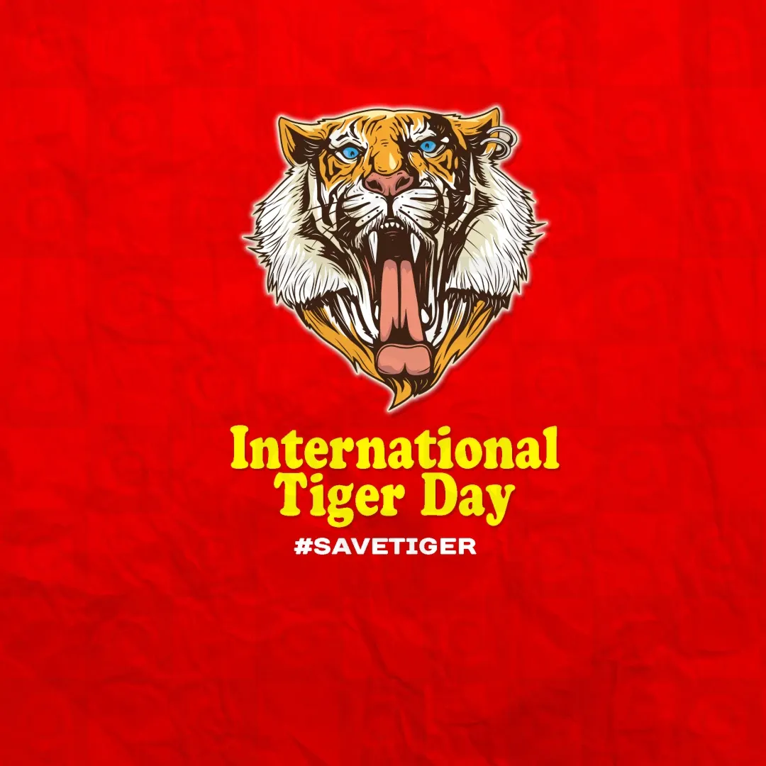 World Tiger Day Poster Template