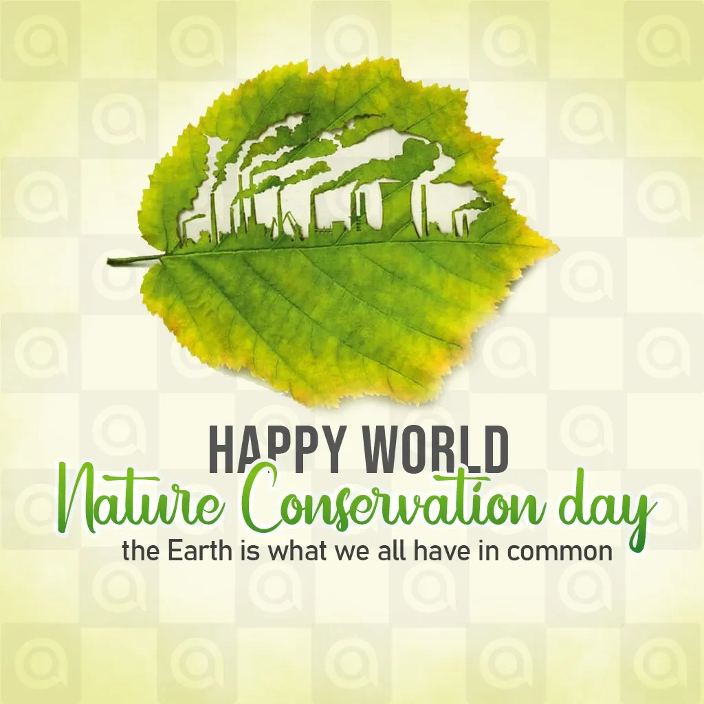 World Nature Conservation Day Poster Template