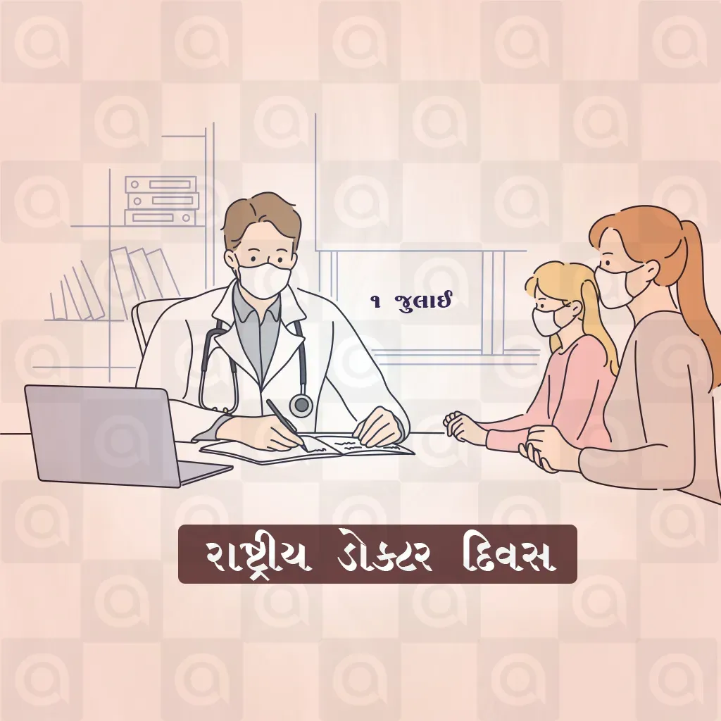 National Doctors' Day Poster Template
