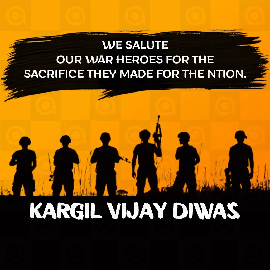 Kargil Vijay Diwas Poster Template