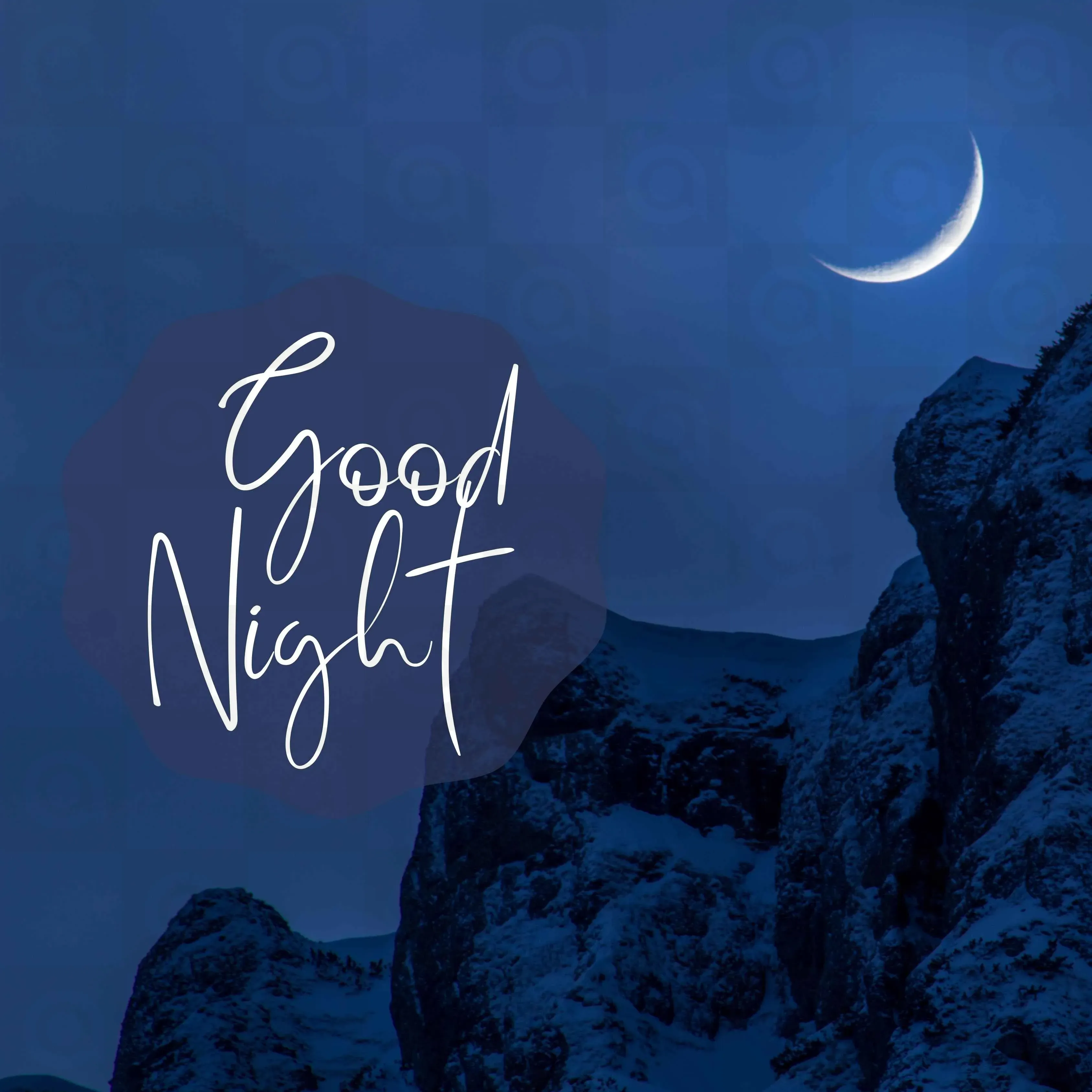 Good Night Poster Template