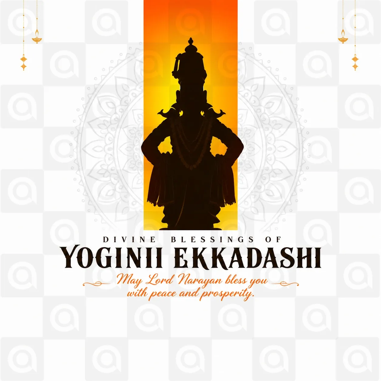Yogini Ekadasi Poster Template