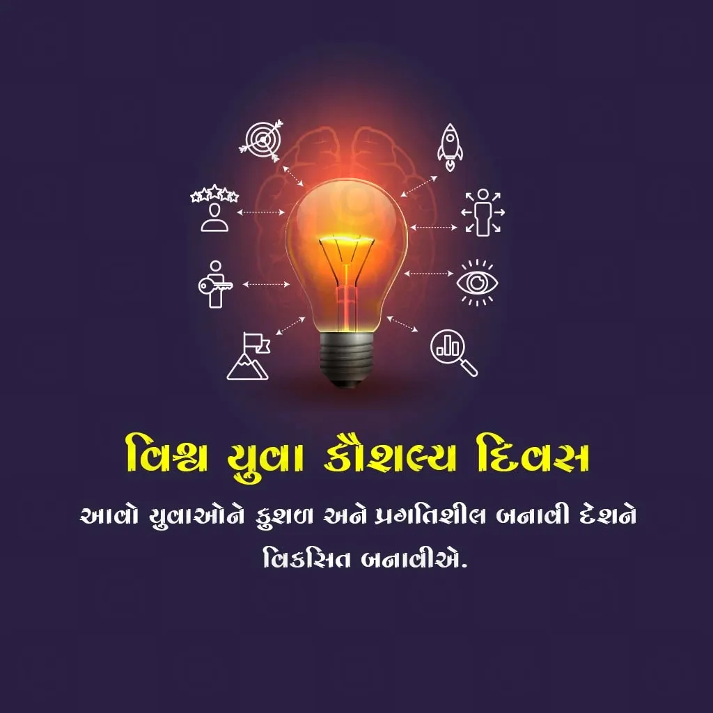 World Youth skill day Poster Template