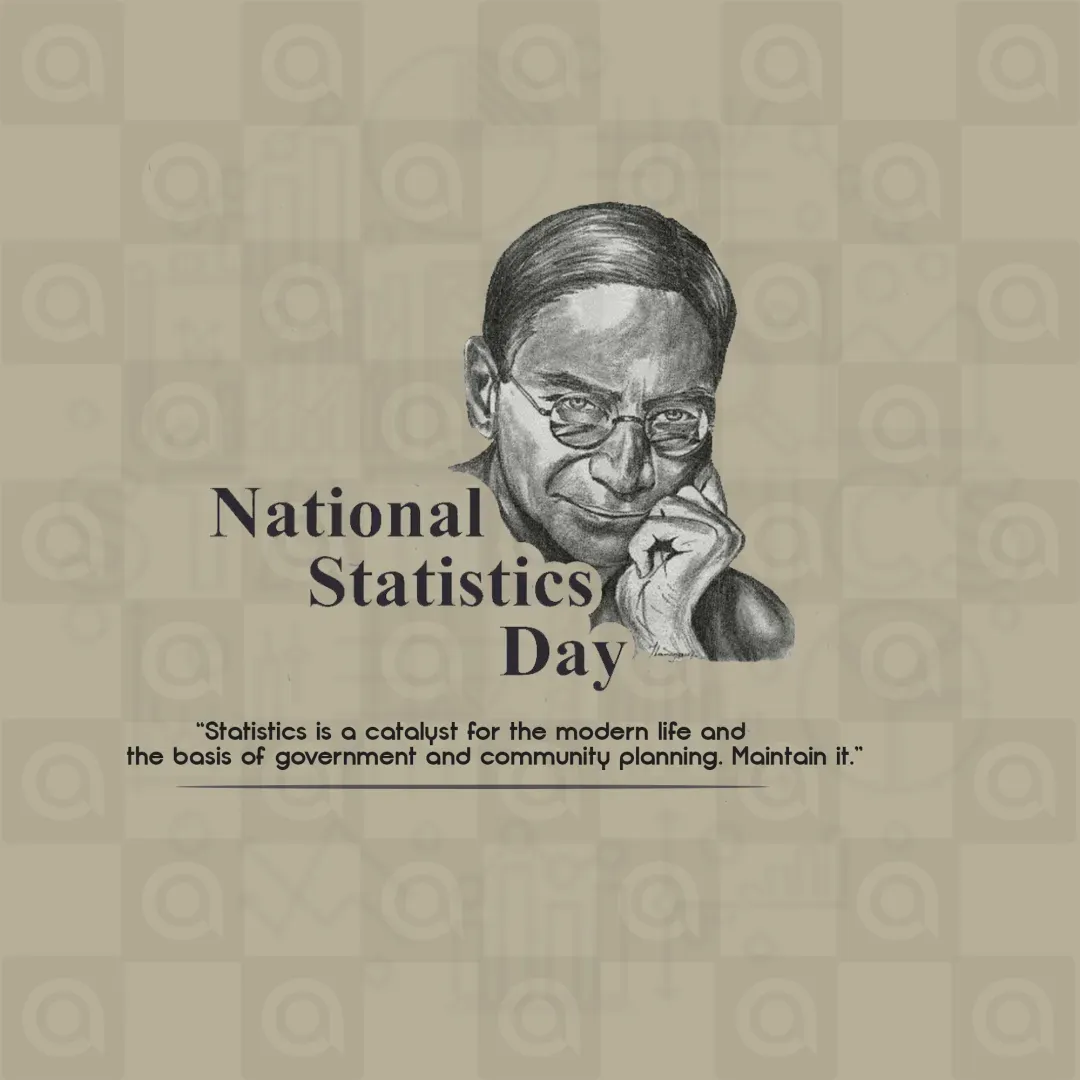 National Statistics Day Poster Template