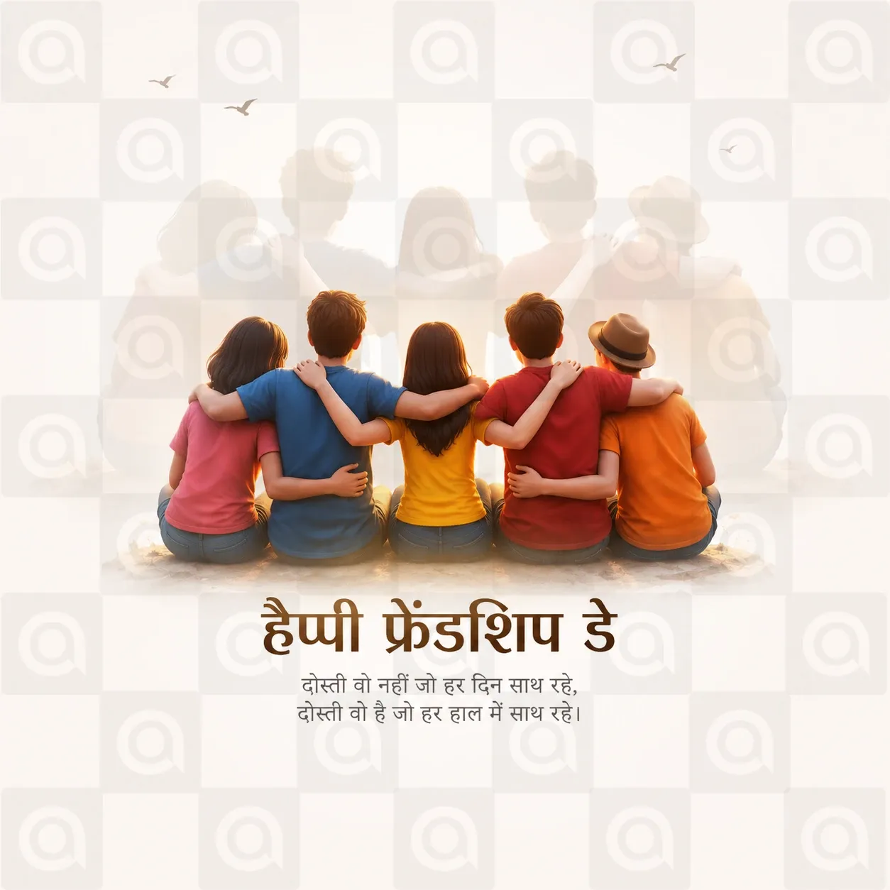 Friendship Day Poster Template