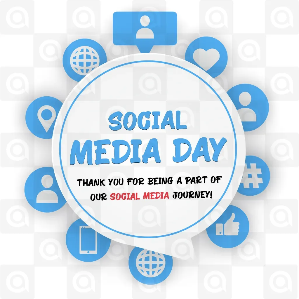 Social Media Day Poster Template