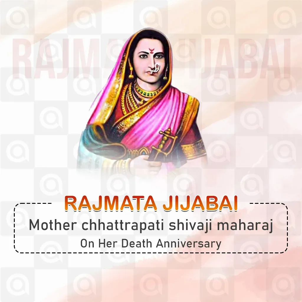 Jija Bai Death Anniversary Poster Template