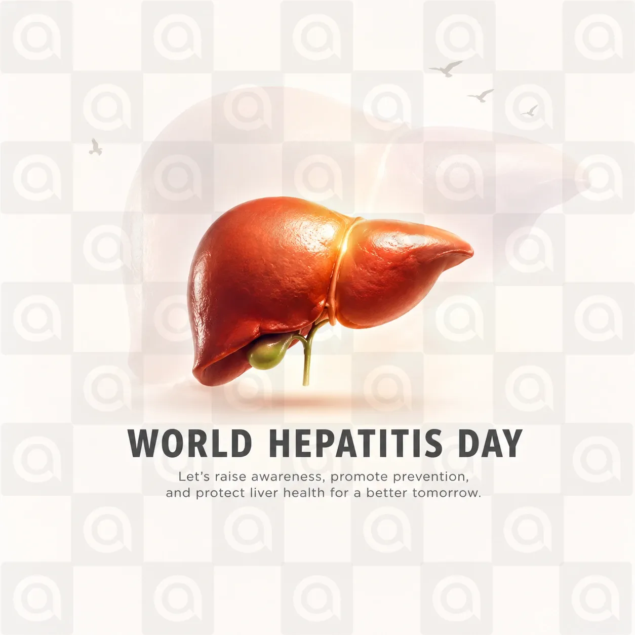 World Hepatitis Day Poster Template