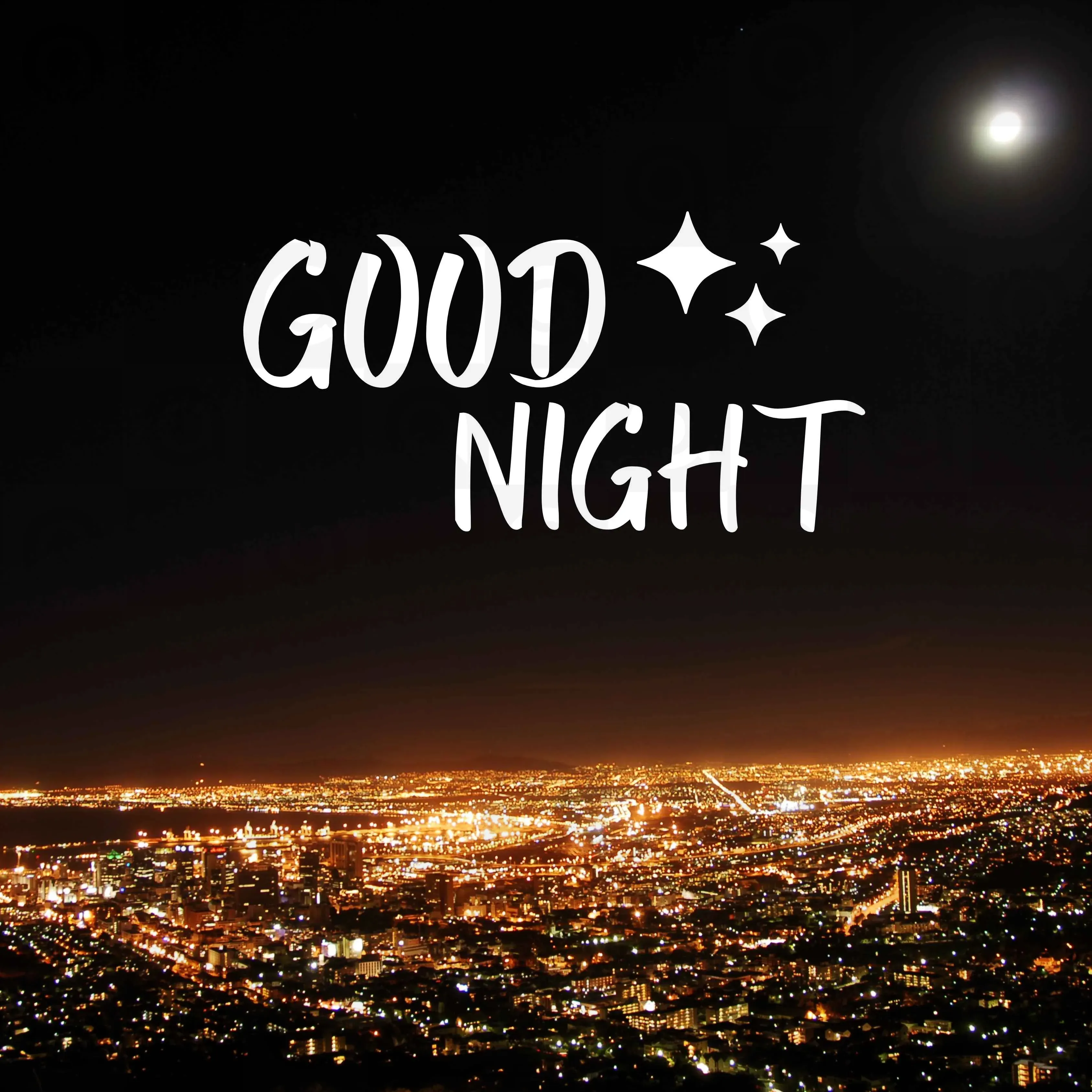 Good Night Poster Template