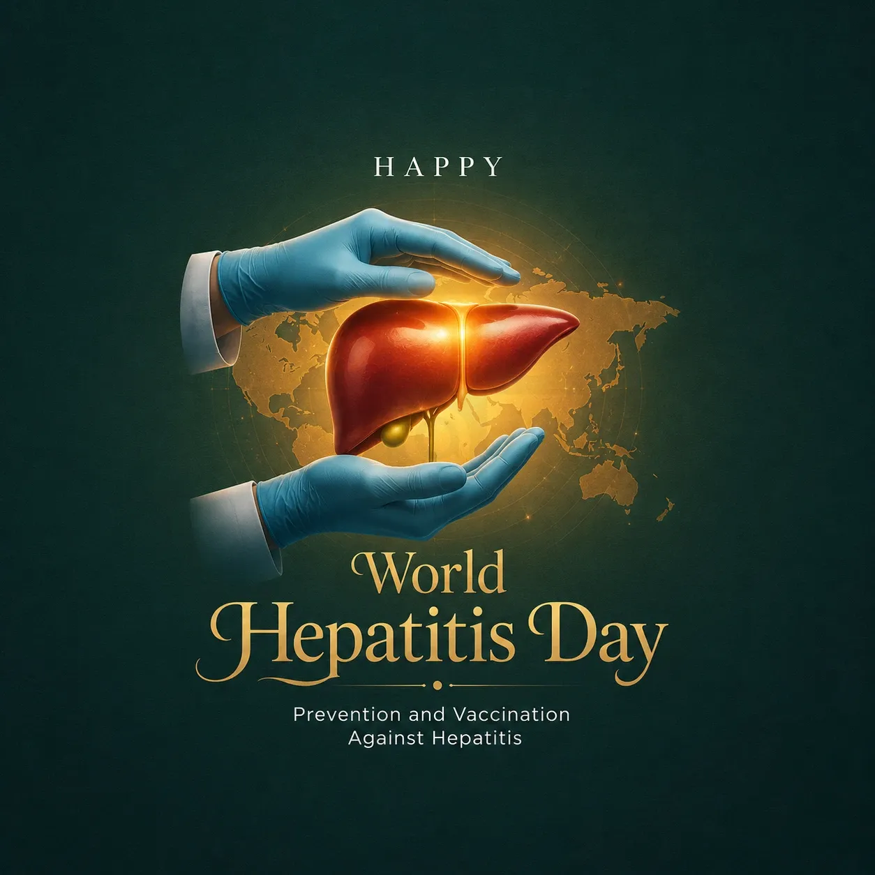 World Hepatitis Day Poster Template