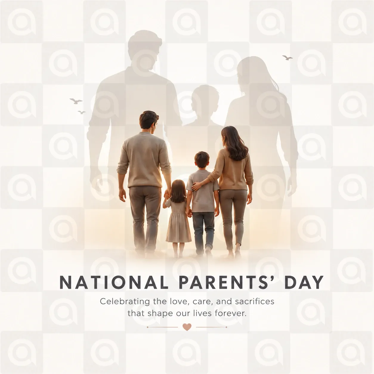 National Parents' Day Poster Template