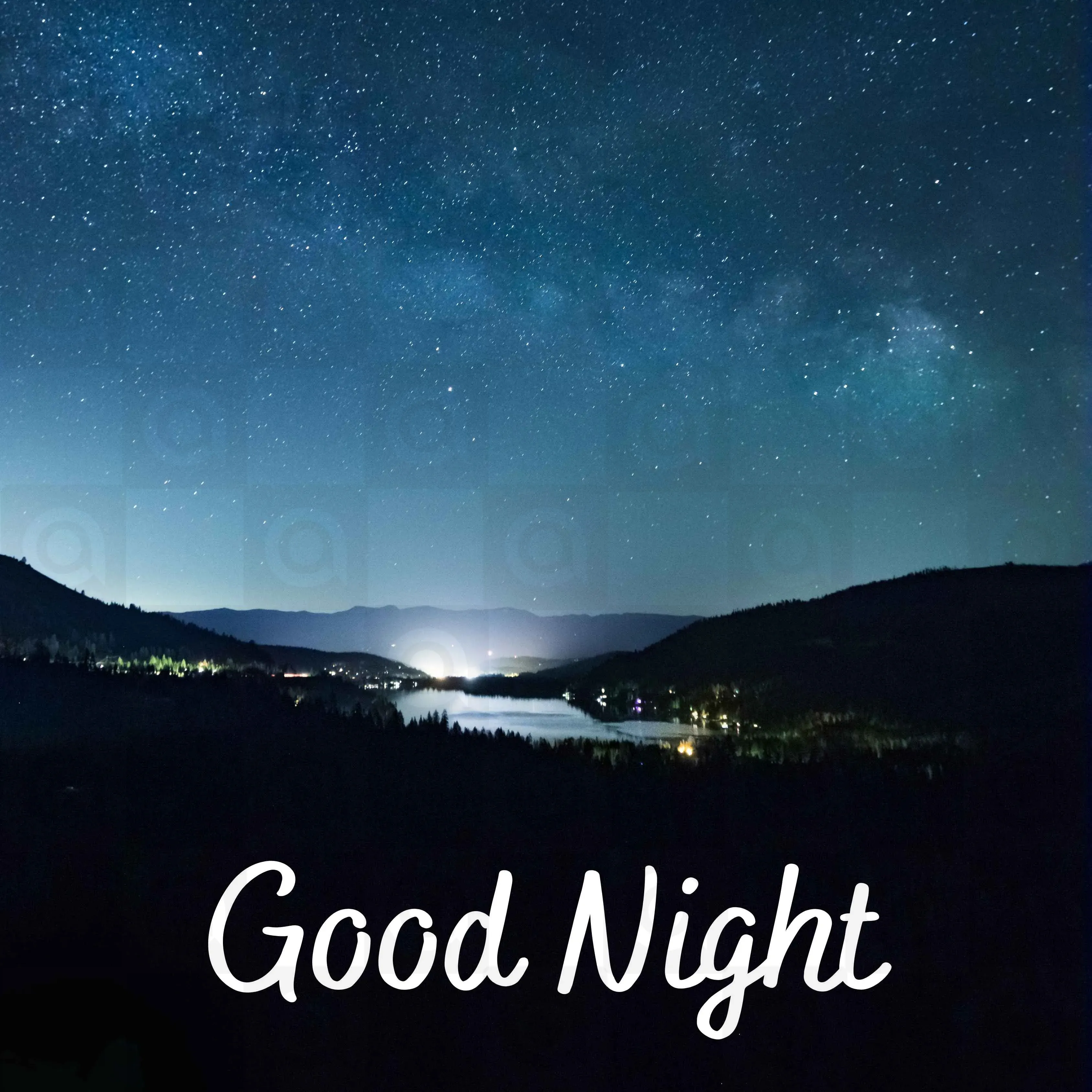 Good Night Poster Template