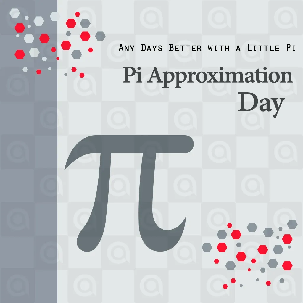Pi Approximation Day Poster Template