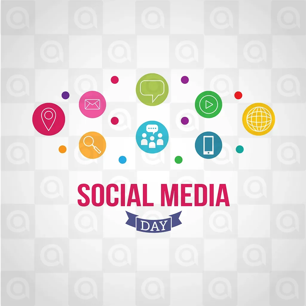 Social Media Day Poster Template