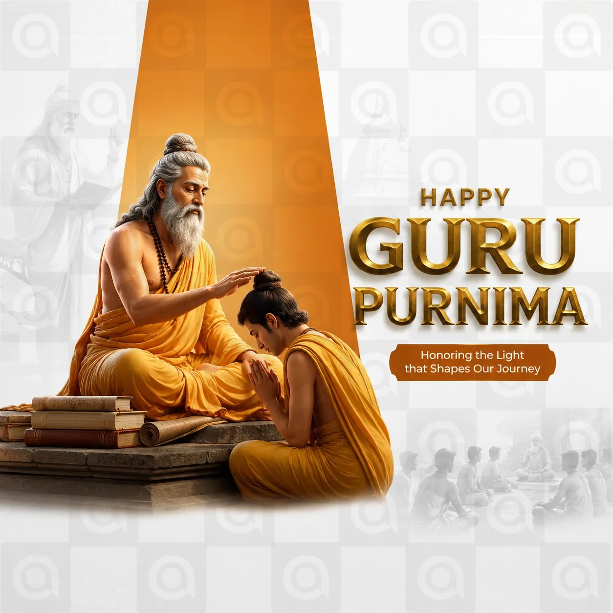 Guru Purnima Poster Template