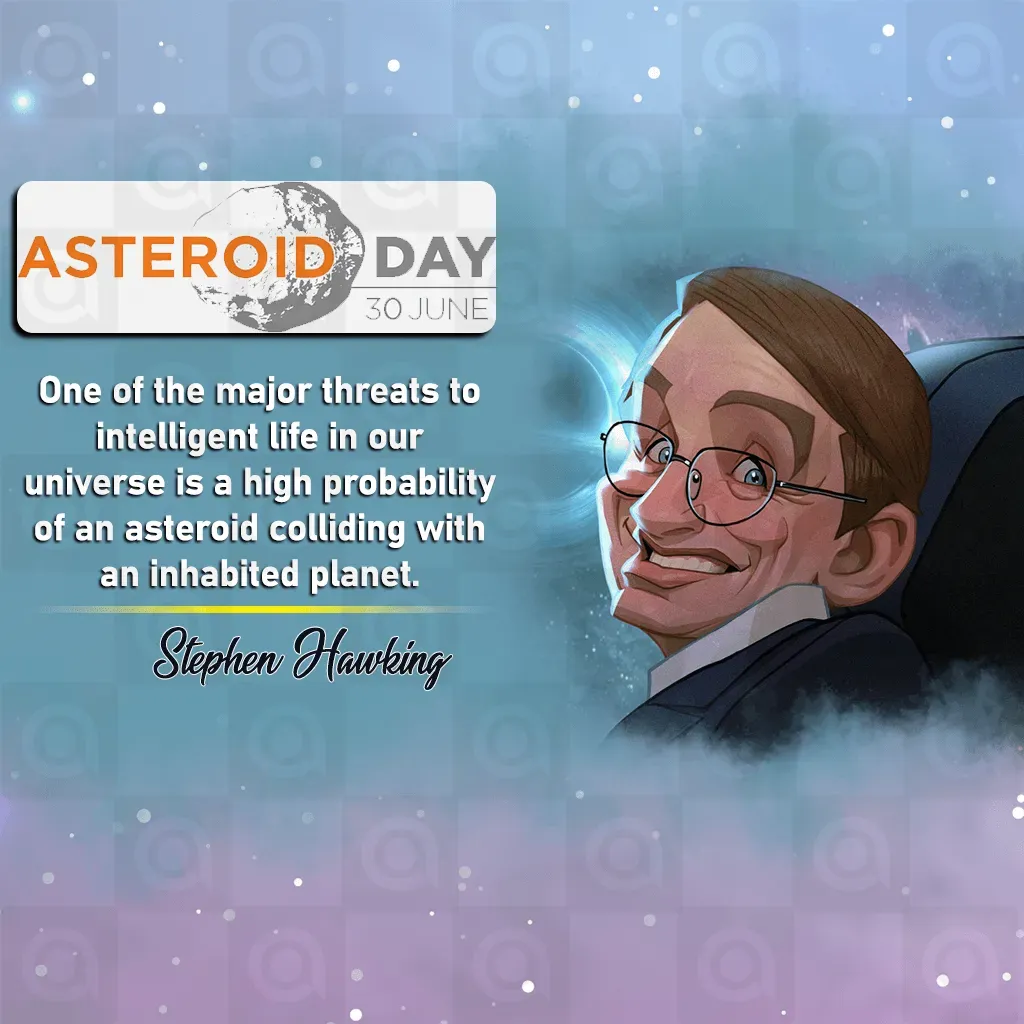International Asteroid Day Poster Template