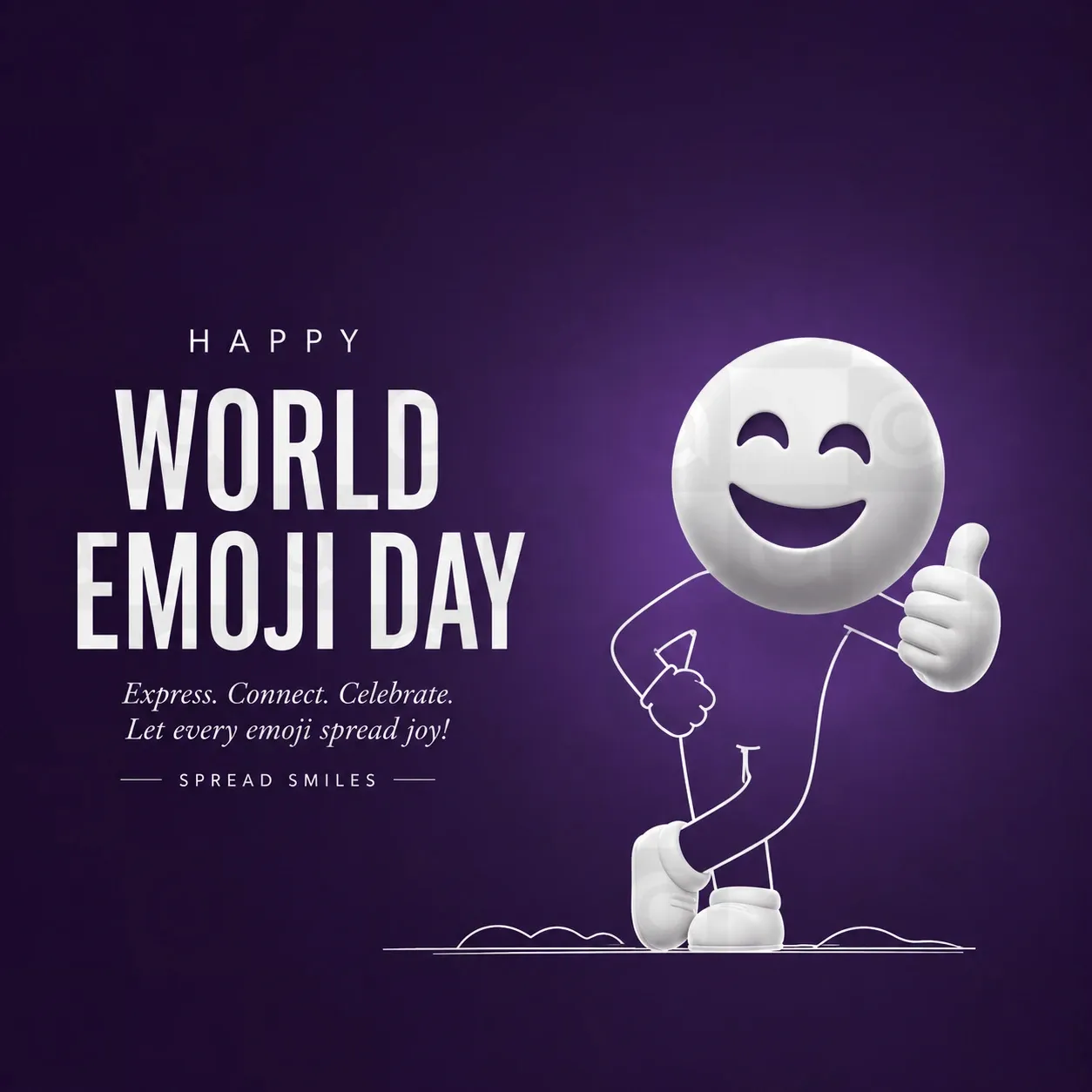 World Emoji Day Poster Template - Free Download