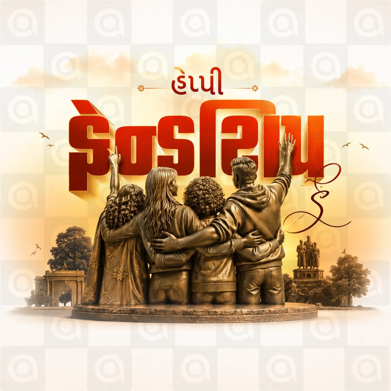 Friendship Day Poster Template
