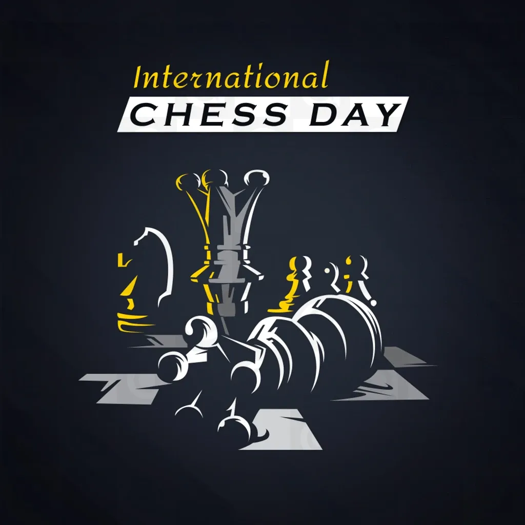 International Chess Day Poster Template