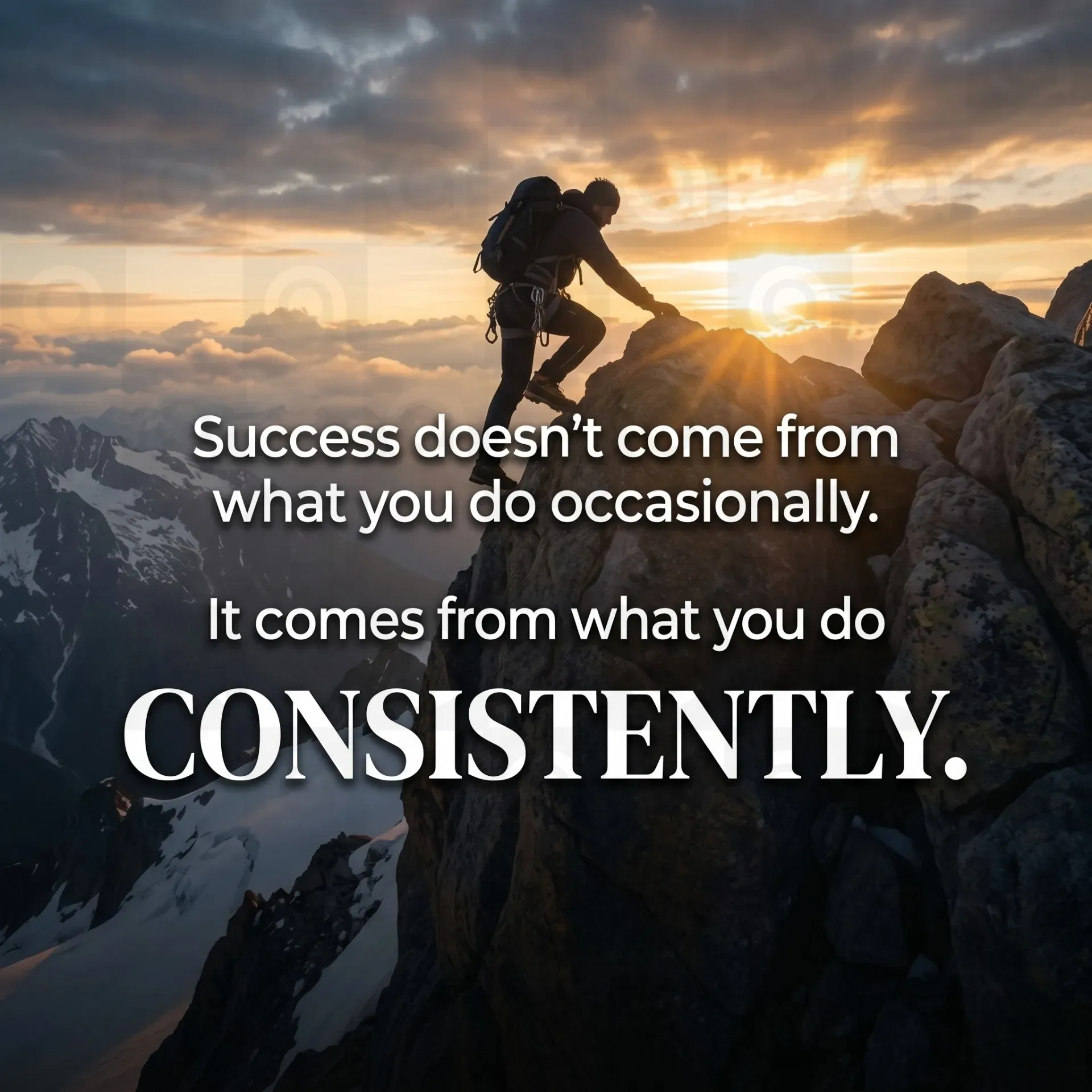 Motivational Poster Template