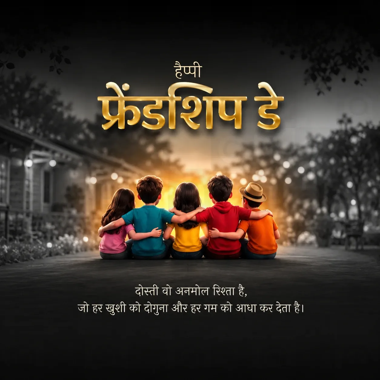 Friendship Day Poster Template - Design 11