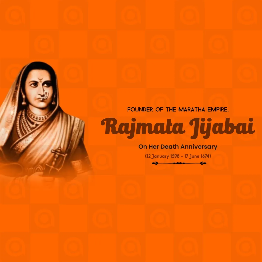 Jija Bai Death Anniversary Poster Template