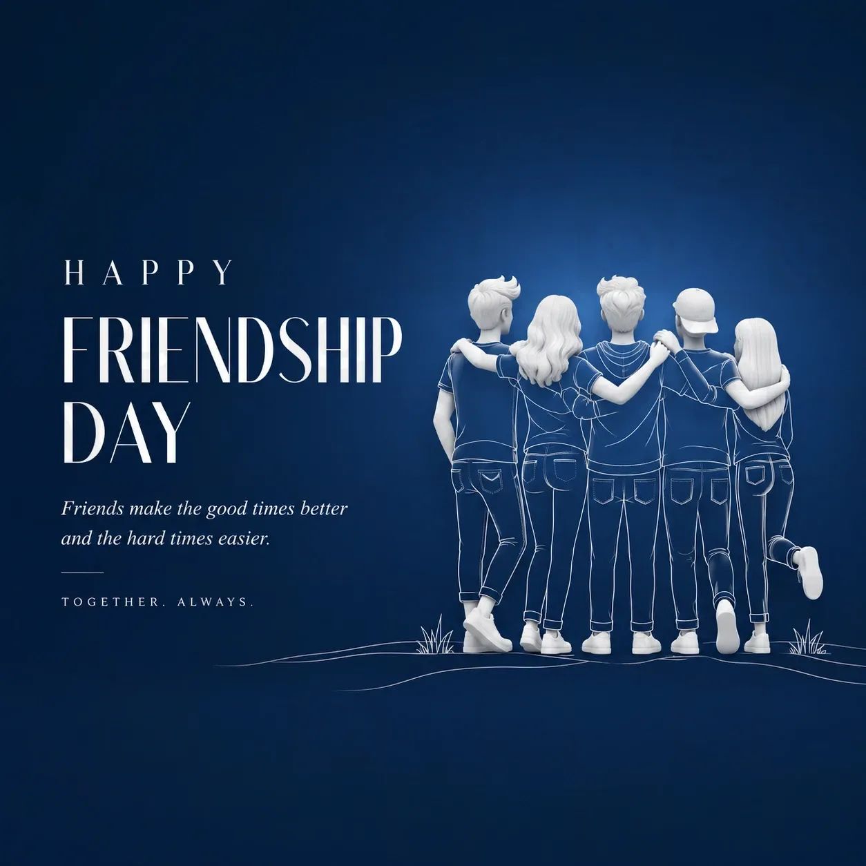 Friendship Day Poster Template - Design 2
