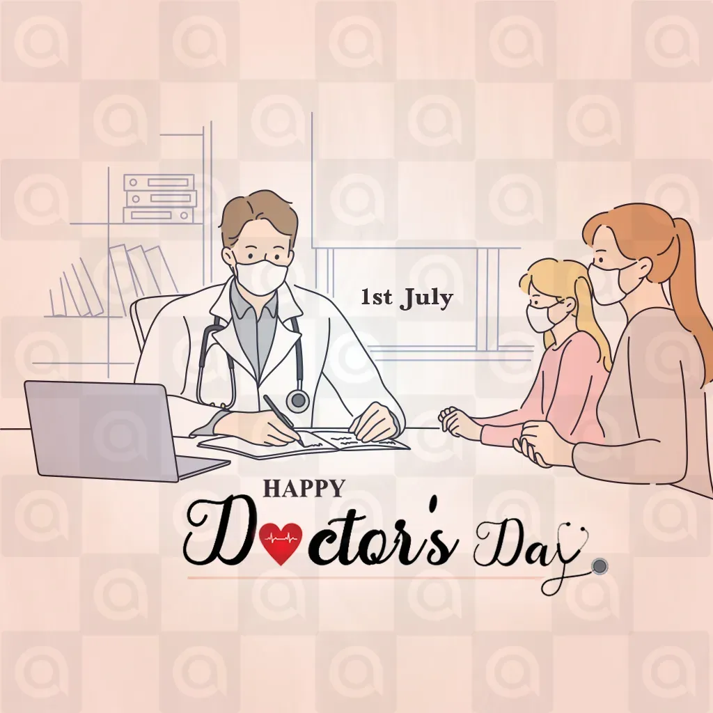 National Doctors' Day Poster Template