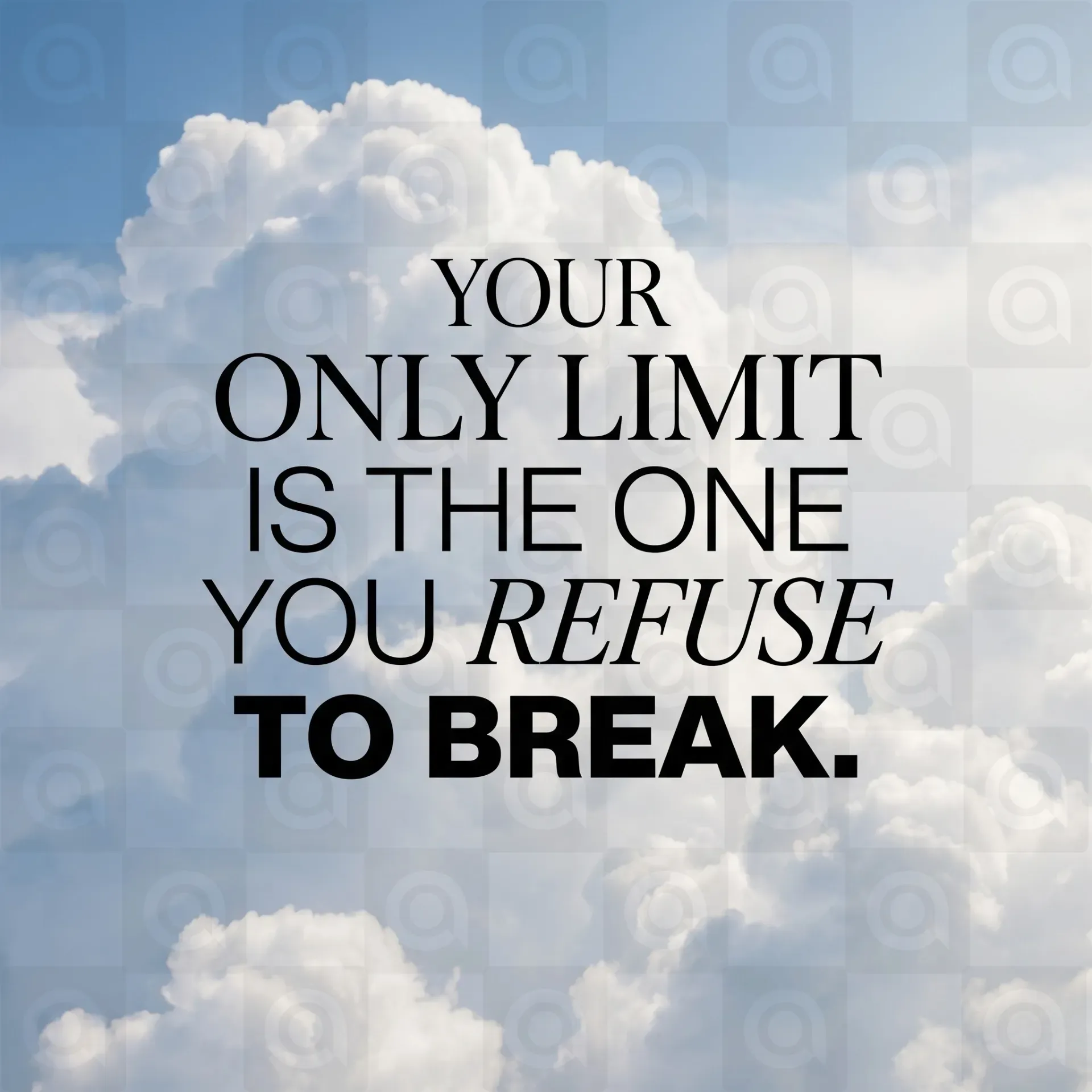 Motivational Poster Template