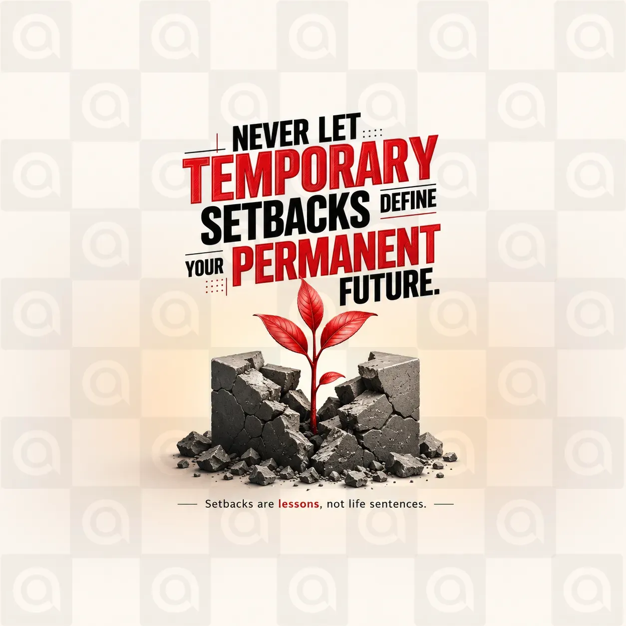 Motivational Poster Template