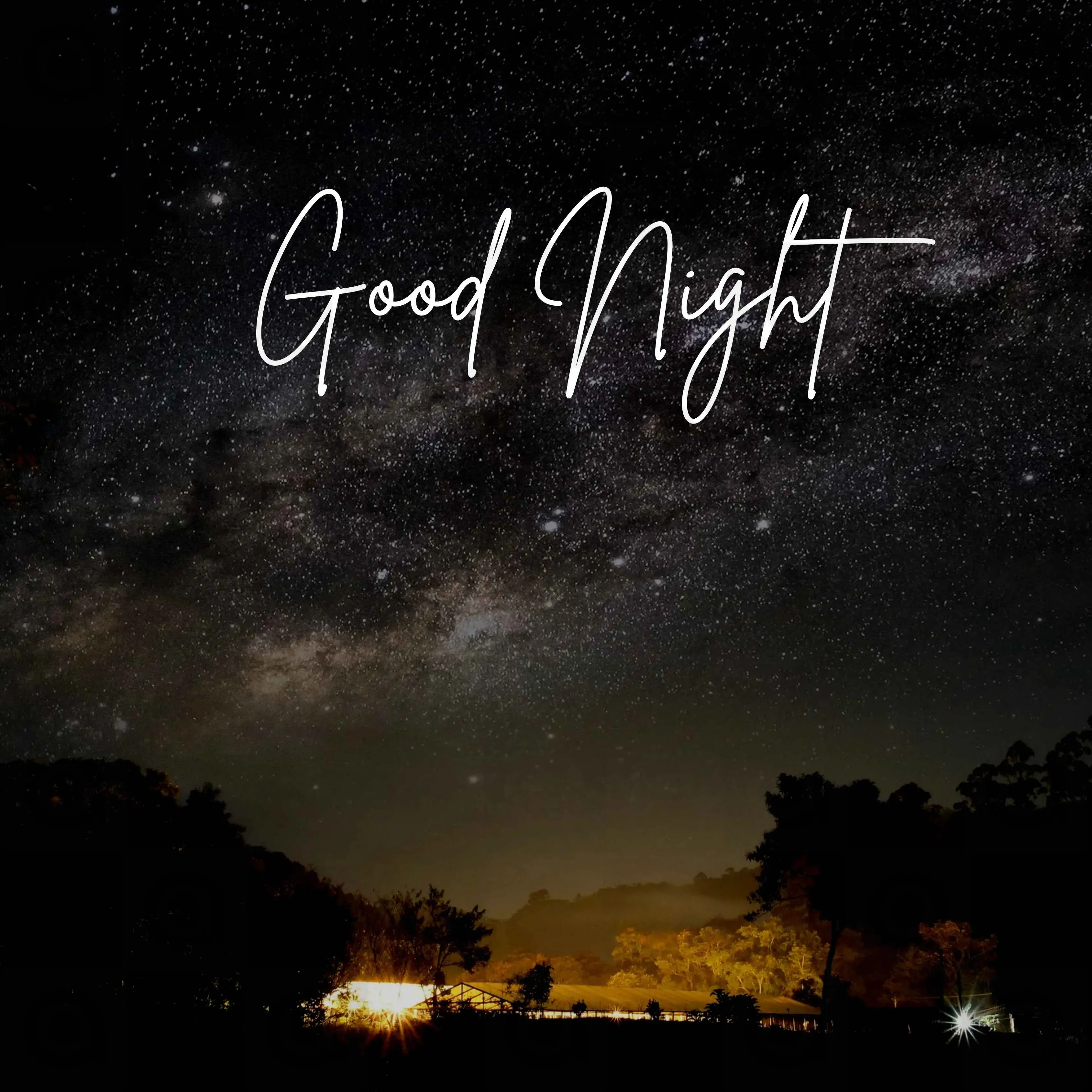 Good Night Poster Template