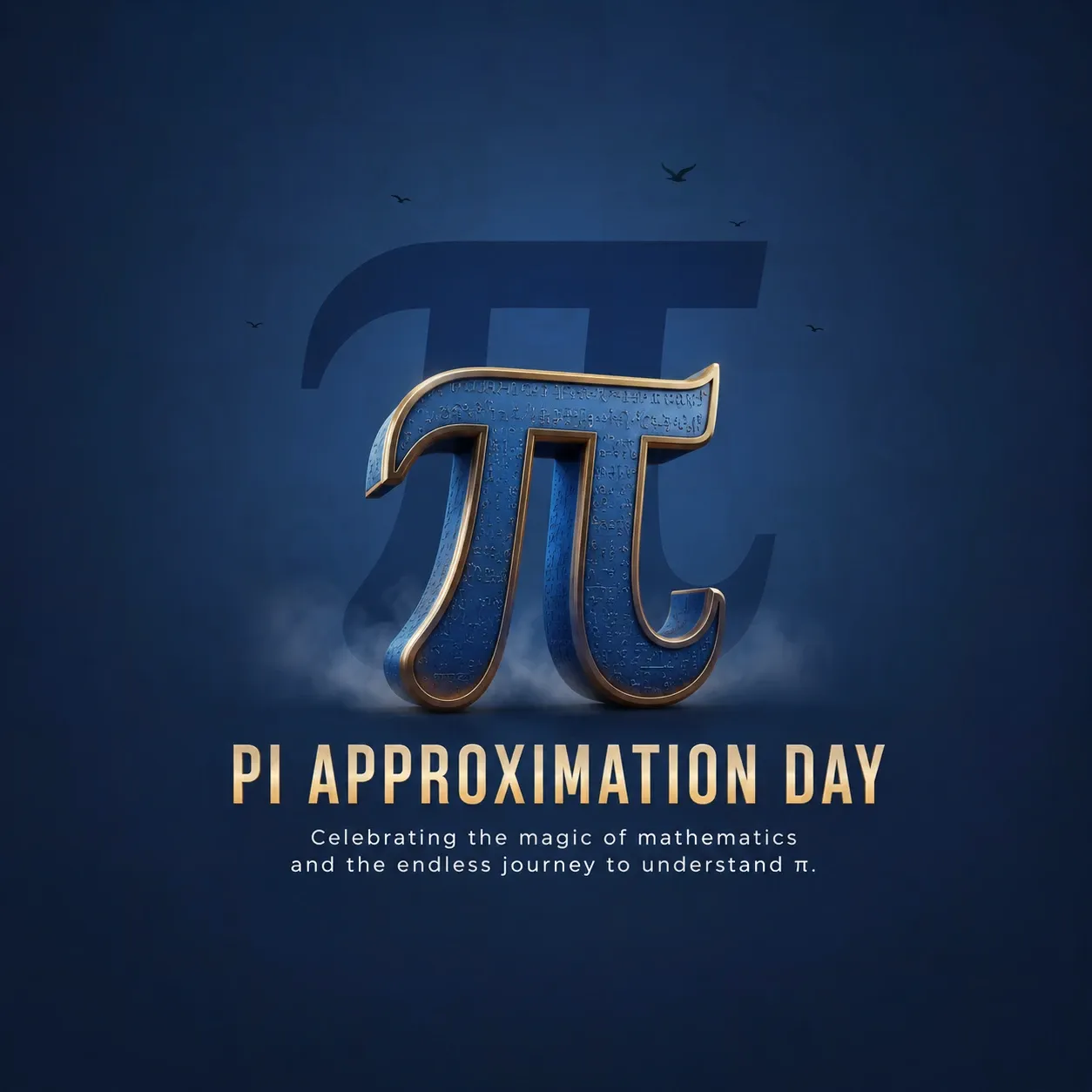 Pi Approximation Day Poster Template