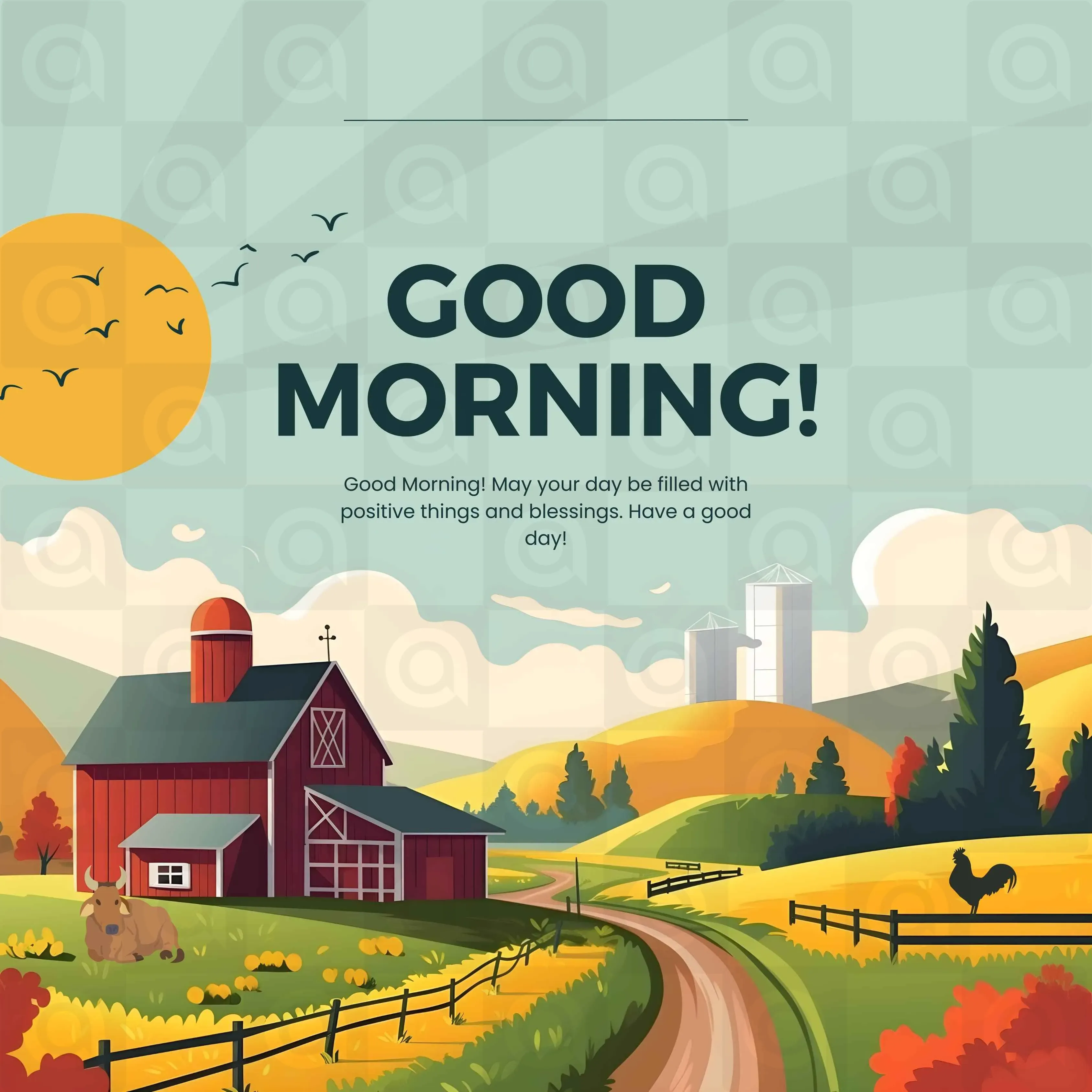 Good Morning Poster Template