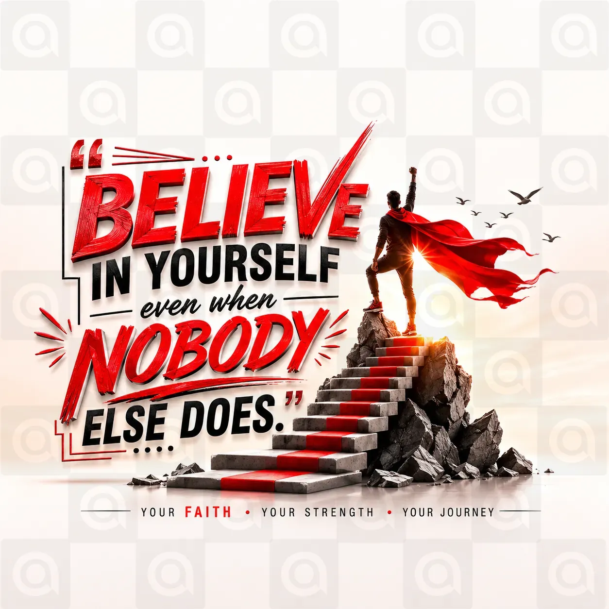 Motivational Poster Template