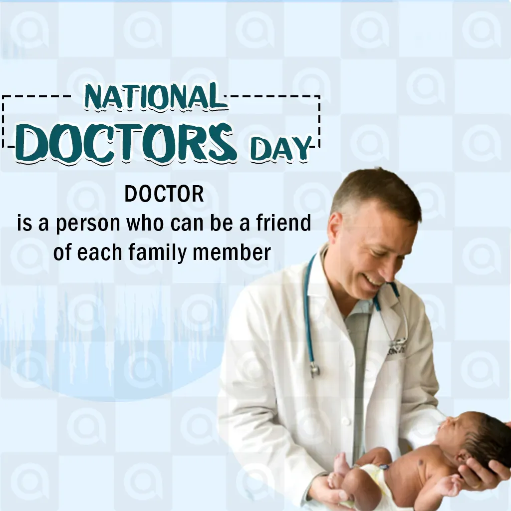 National Doctors' Day Poster Template