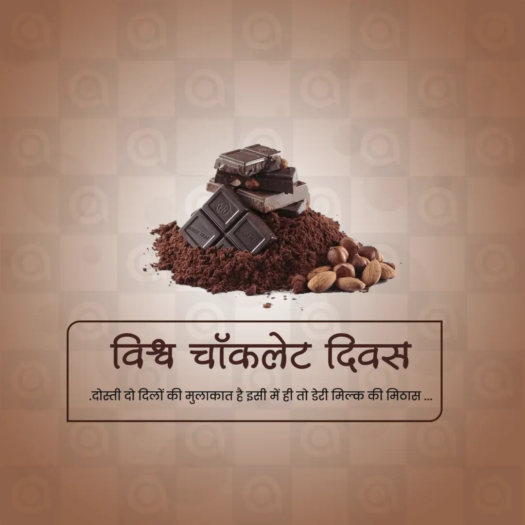 World Chocolate Day Poster Template