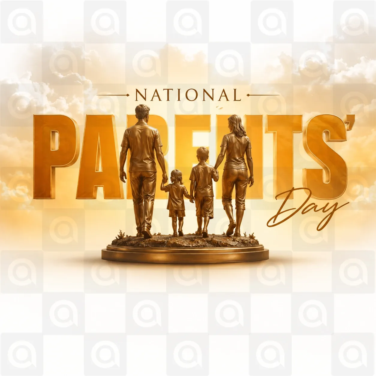 National Parents' Day Poster Template