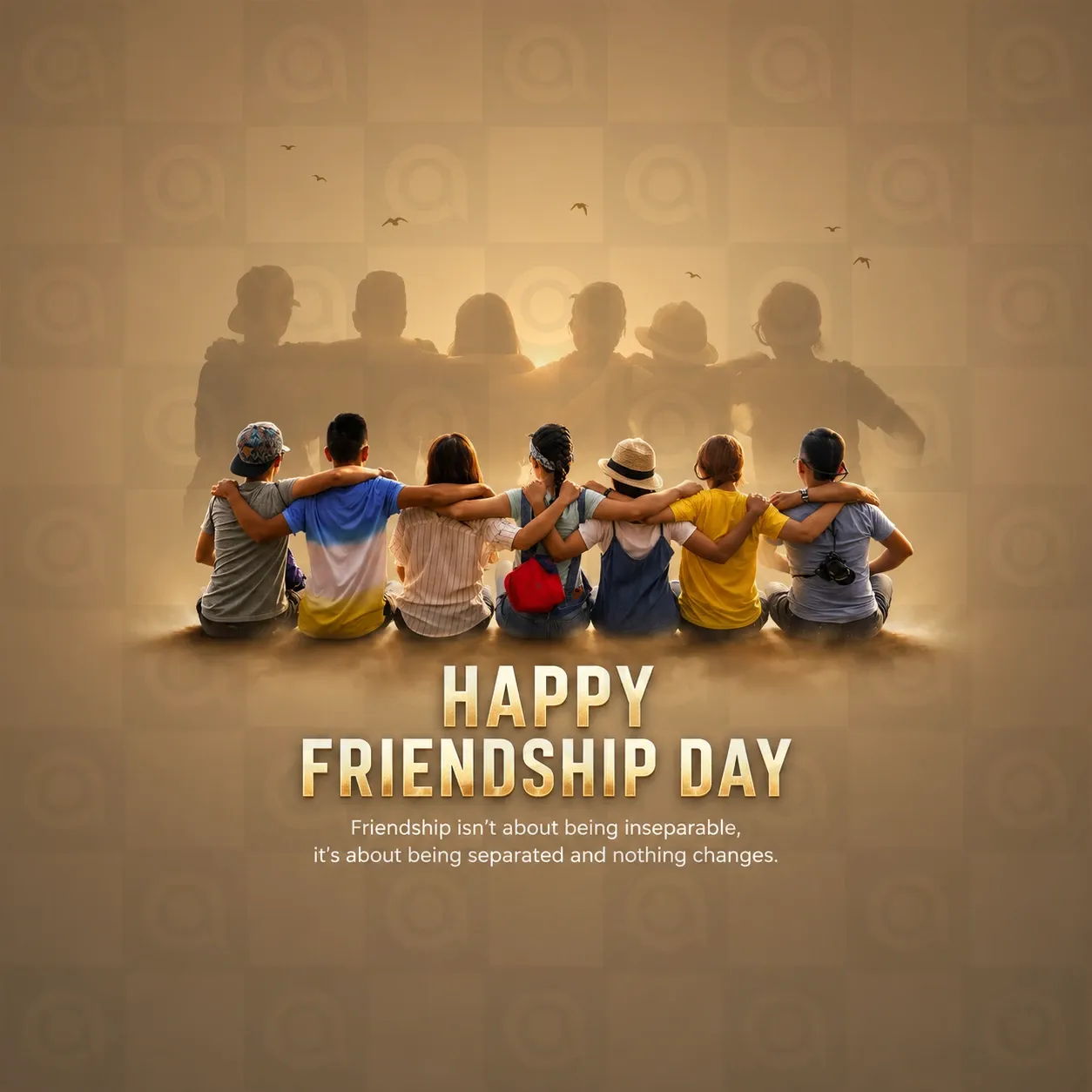 Friendship Day Poster Template - Design 6