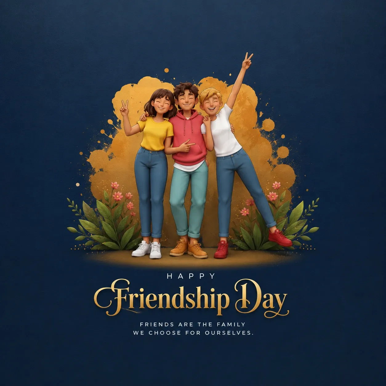Friendship Day Poster Template