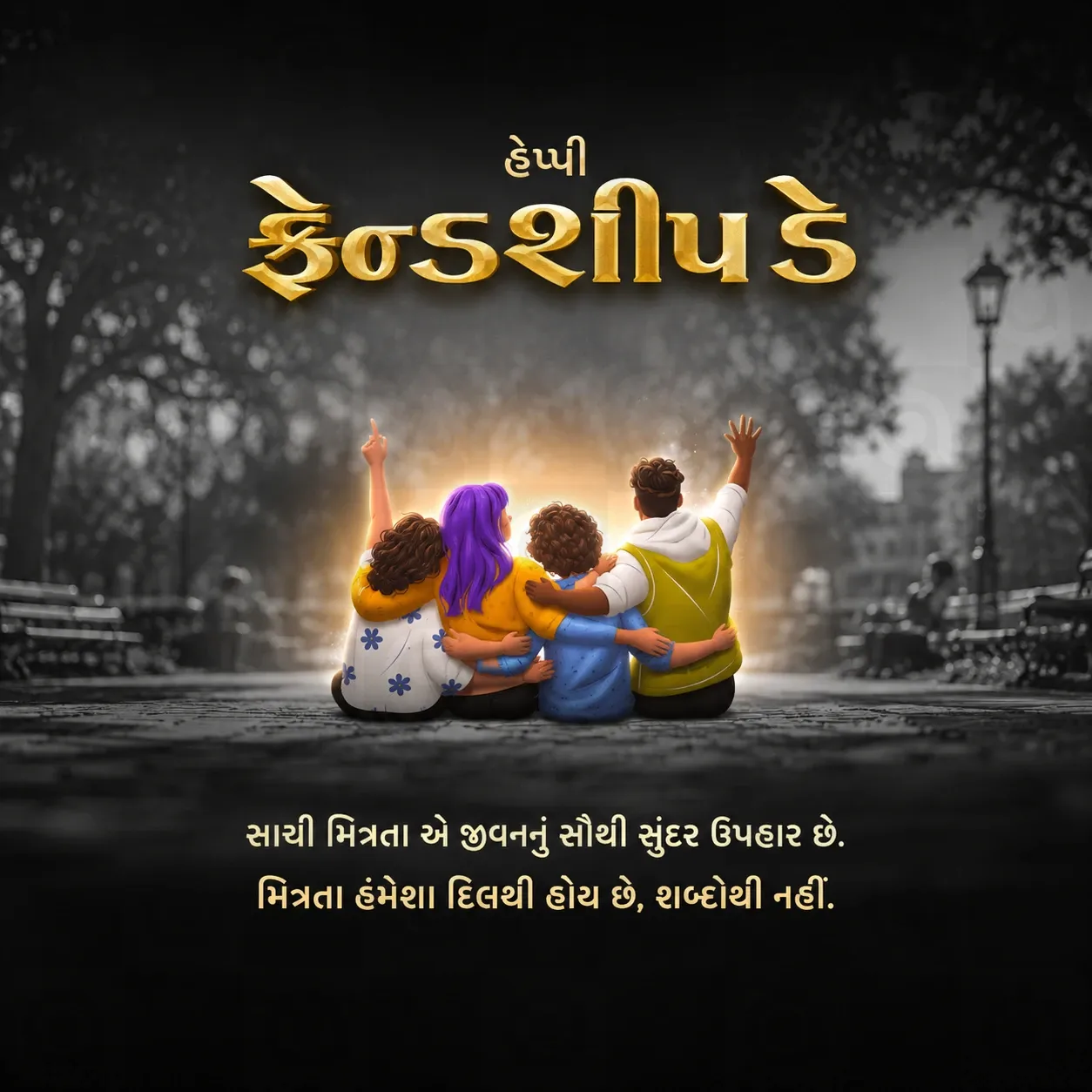 Friendship Day Poster Template - Design 18