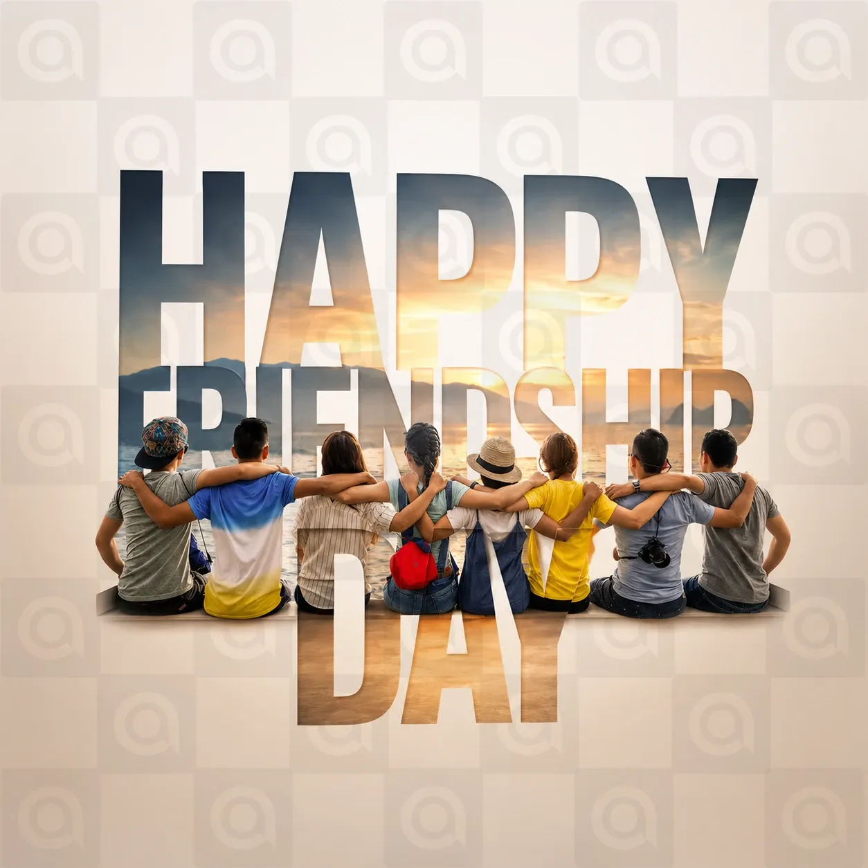 Friendship Day Poster Template